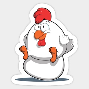 chicken and an egg Sticker